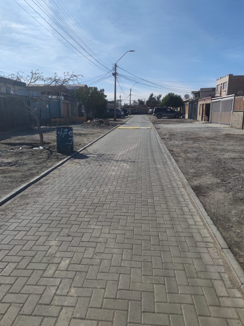Pozo Almonte — obra en terreno